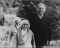 Jean Vanier Teréz anya mellett